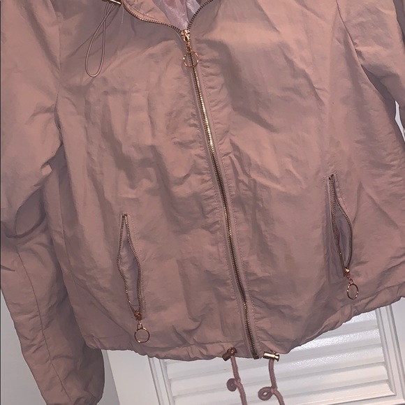 Tan Bomber Jacket - Picture 3 of 6